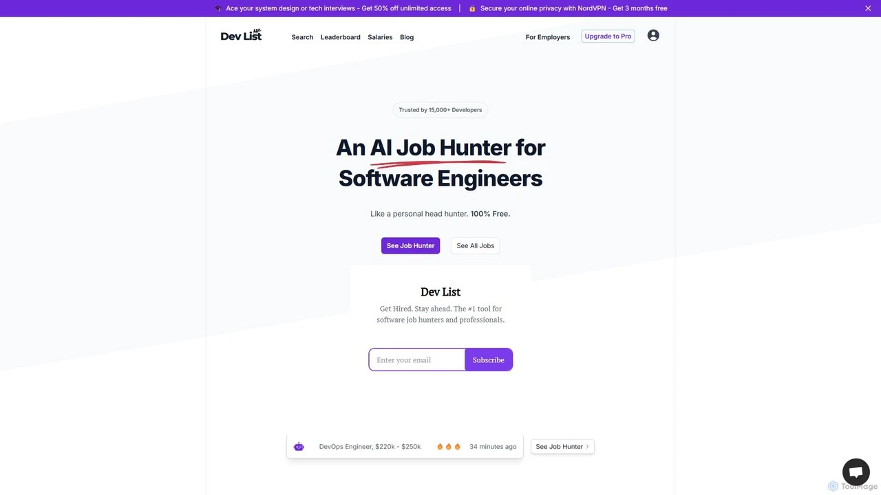 Dev List