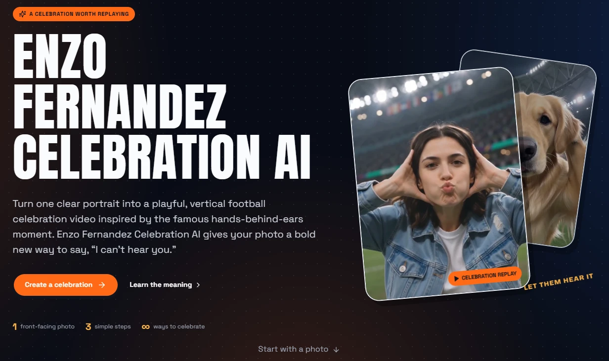 Enzo Fernandez Celebration AI