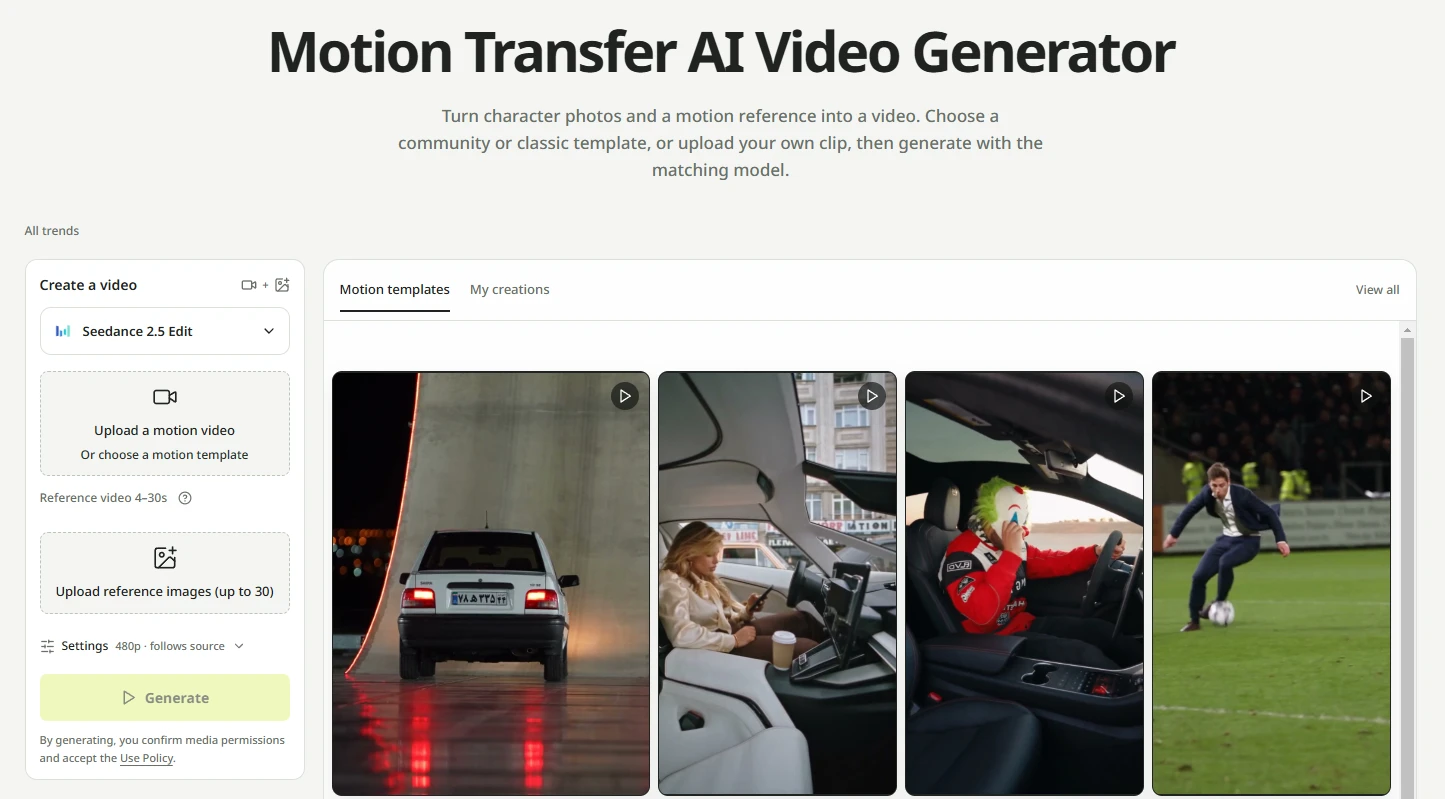Motion Transfer